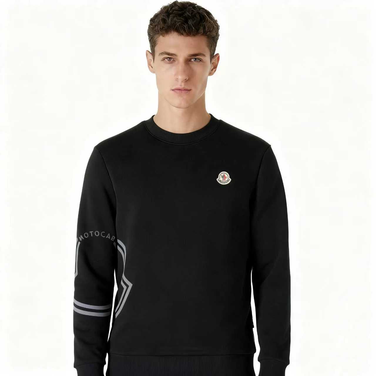 MK 2025秋季新款男士轻奢时尚休闲圆领卫衣宽松百搭长袖