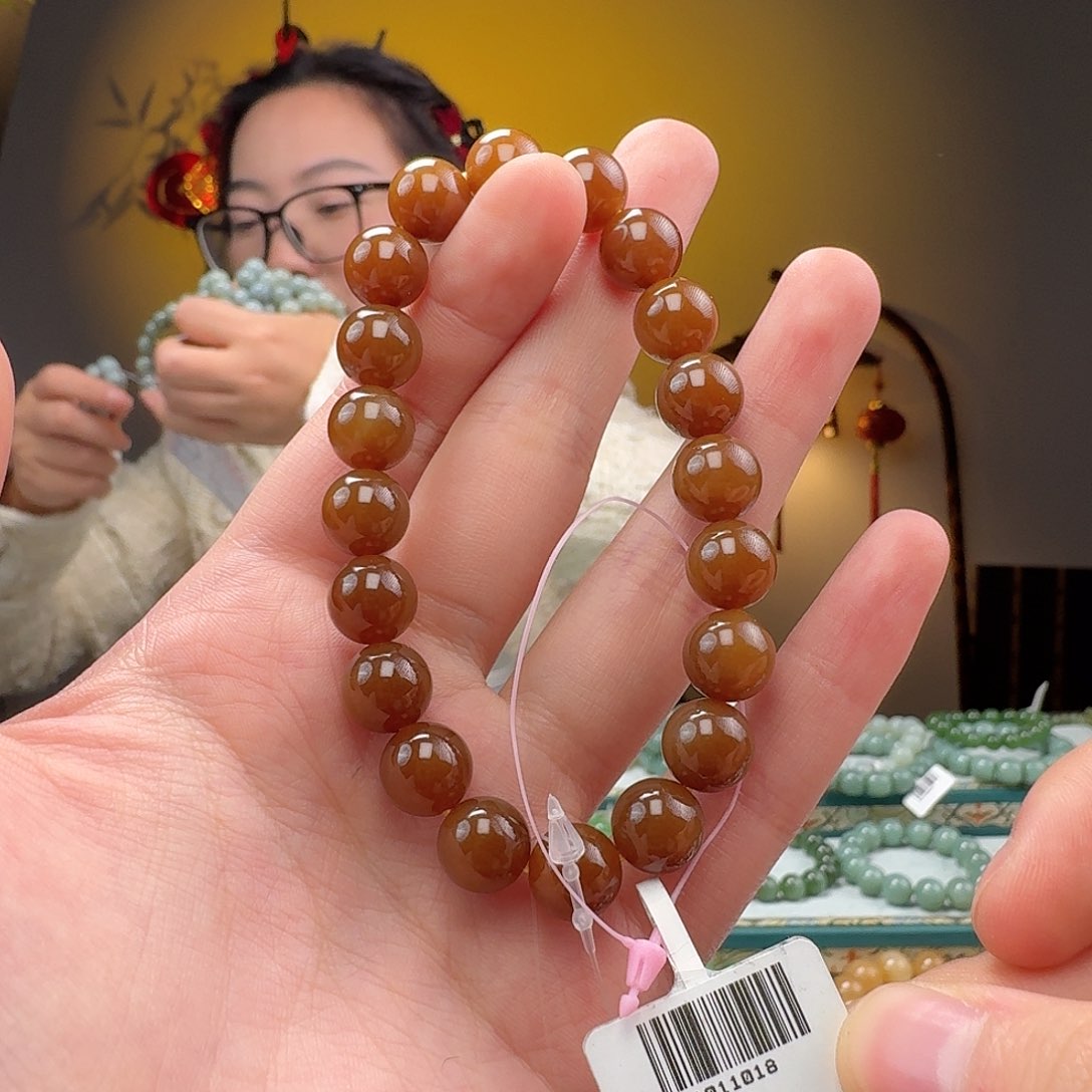 和田玉手串未镶嵌