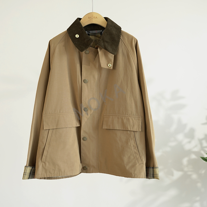 英国订单25年新款复古格纹夹克老钱风外套（241044）2357