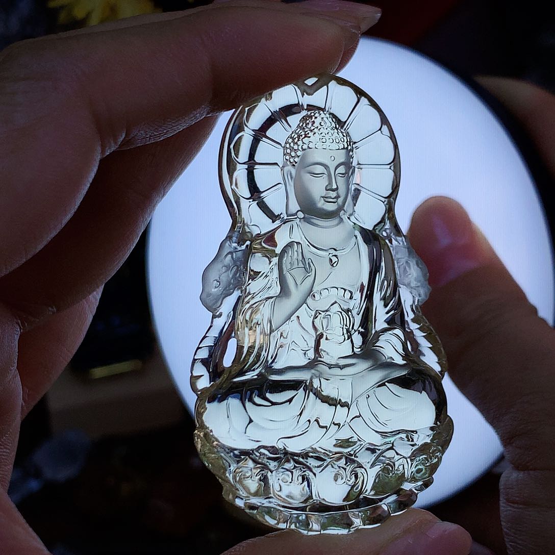 水晶颈饰未镶嵌凉*～，