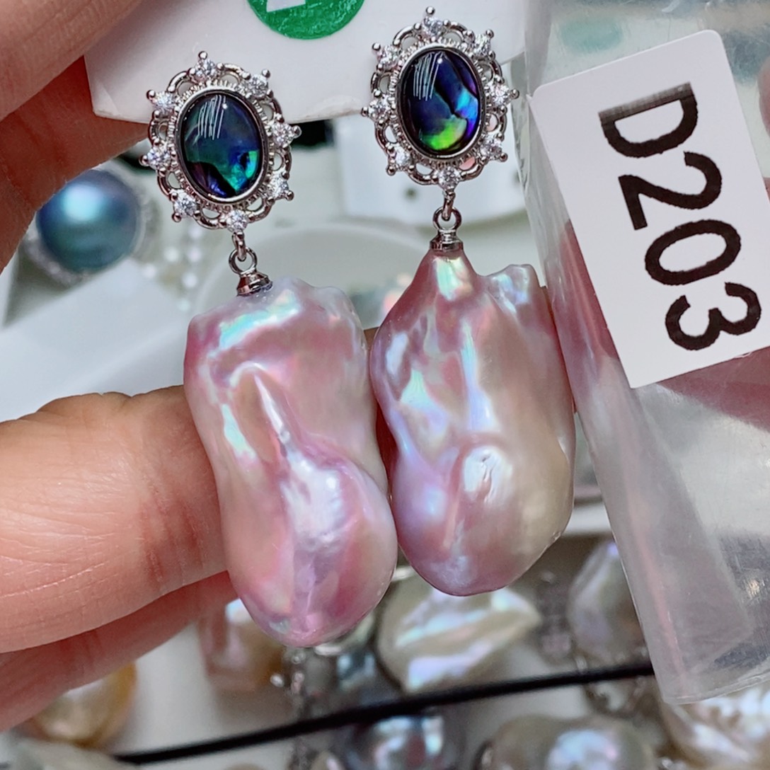 拾***行银S925镶嵌其他淡水珍珠