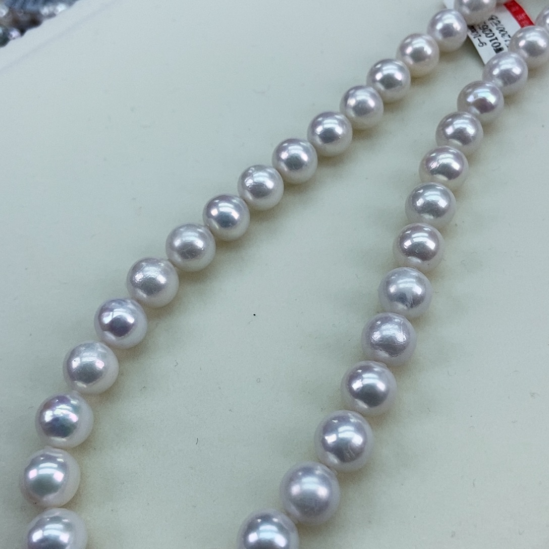 淡水珍珠9/10正圆极光赛澳白银S925镶嵌