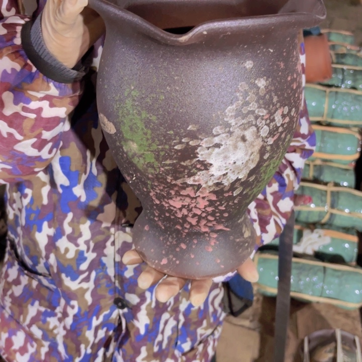 透气紫砂花盆 口径 高度