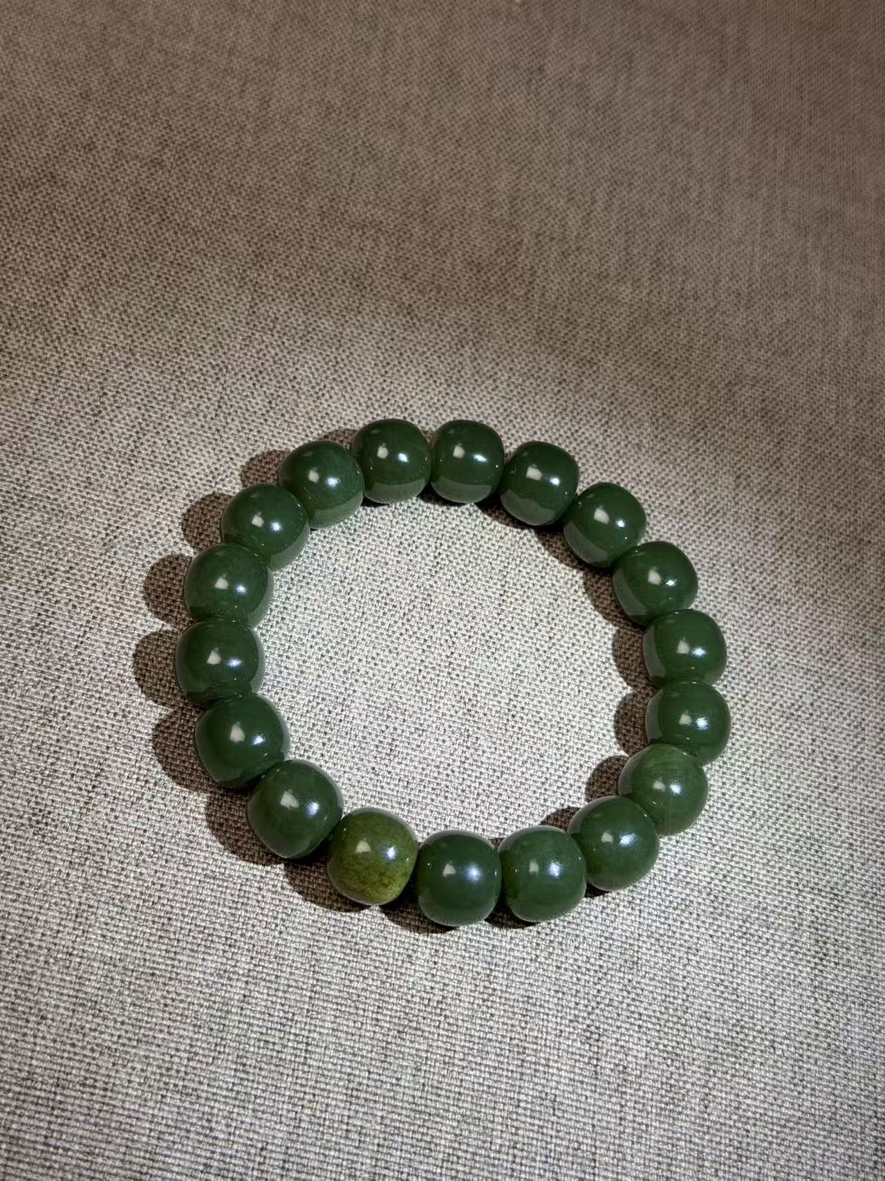 和田玉  手串  12.5mm