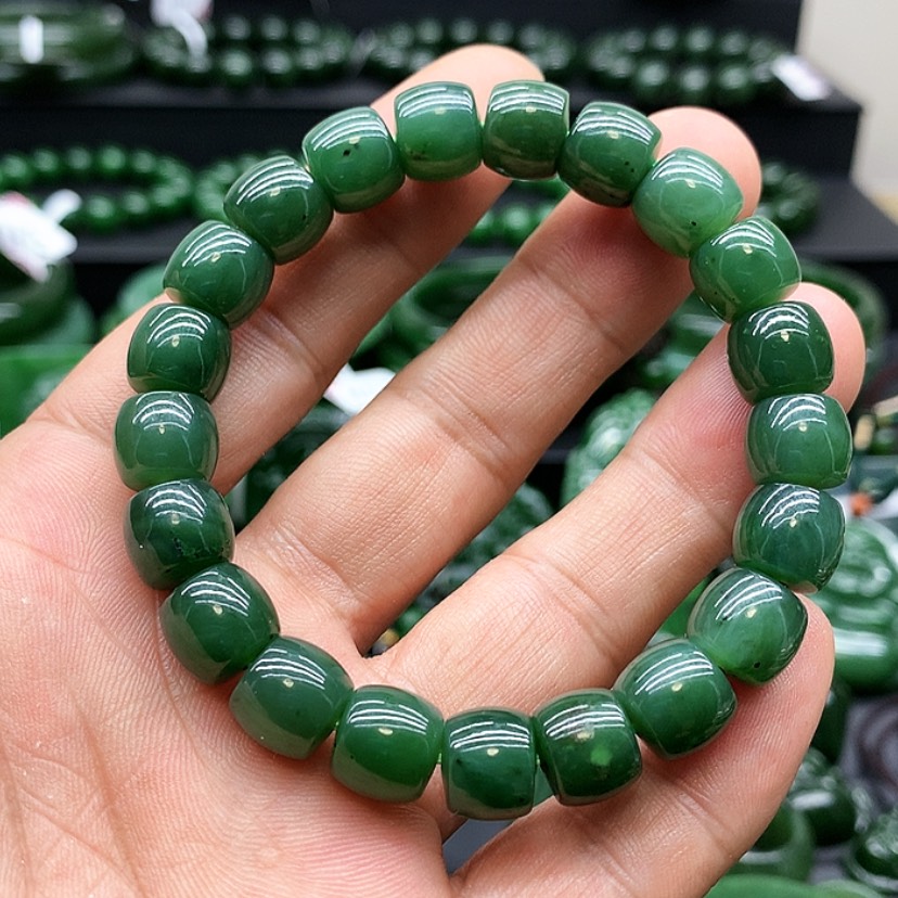 【闪购商品】和田玉（碧玉）手链未镶嵌