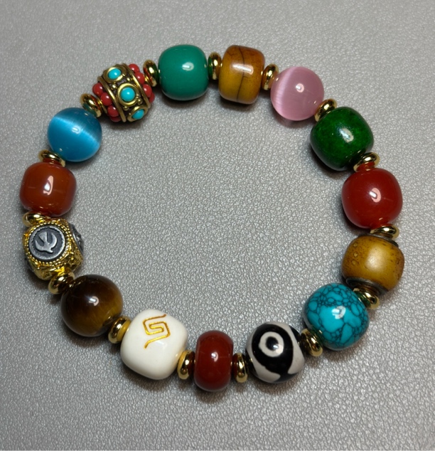 手工艺多宝手串藏区特色