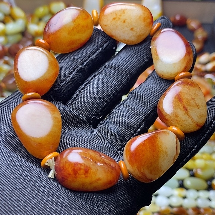 手链未镶嵌和田玉玉**成