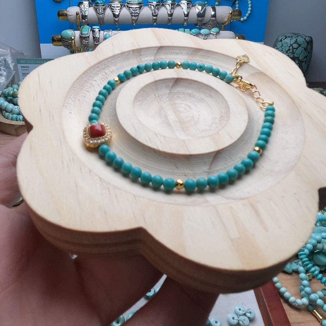 未镶嵌绿松石手串
