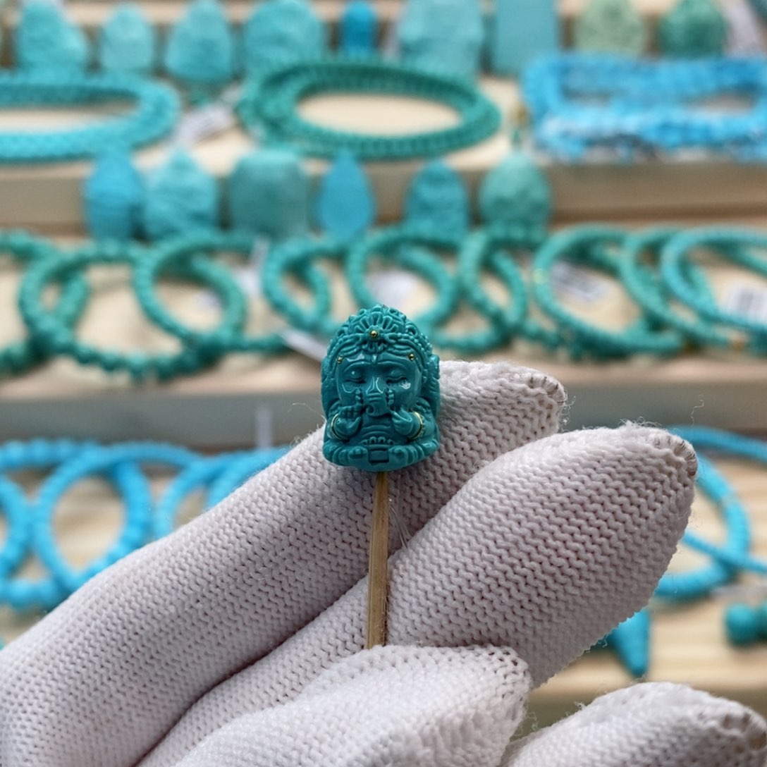 绿松石珠宝奇石未镶嵌