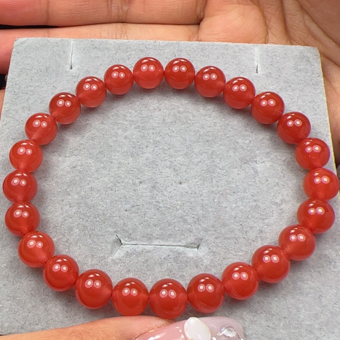 未镶嵌8mm手串南红玛瑙