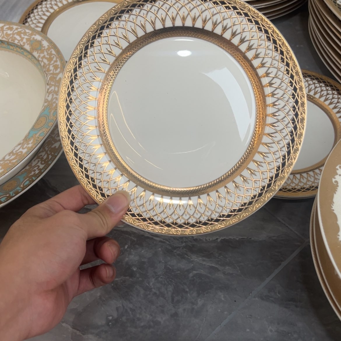 【闪购商品】瓷片8寸平盘两个一单福利价