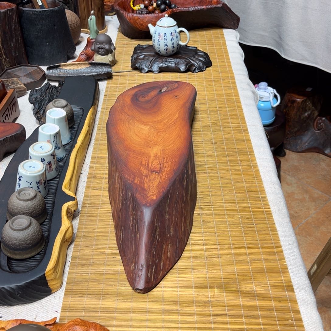 缅甸花梨木随形干泡盘