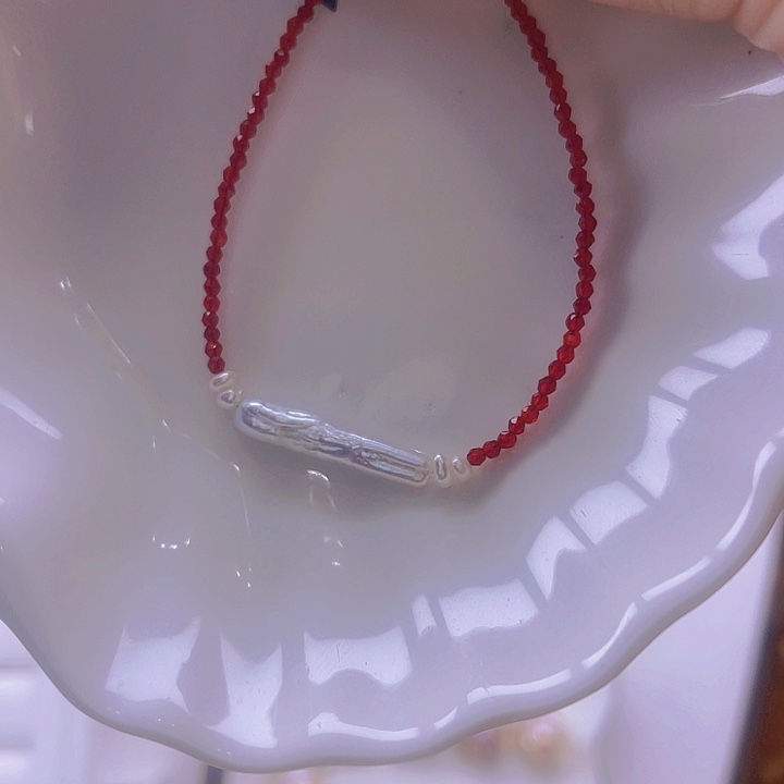 淡水珍珠手绳合金