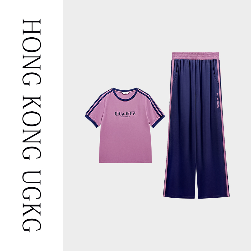 香港UG&KG-紫电青霜时尚休闲运动套装-73252ZH423