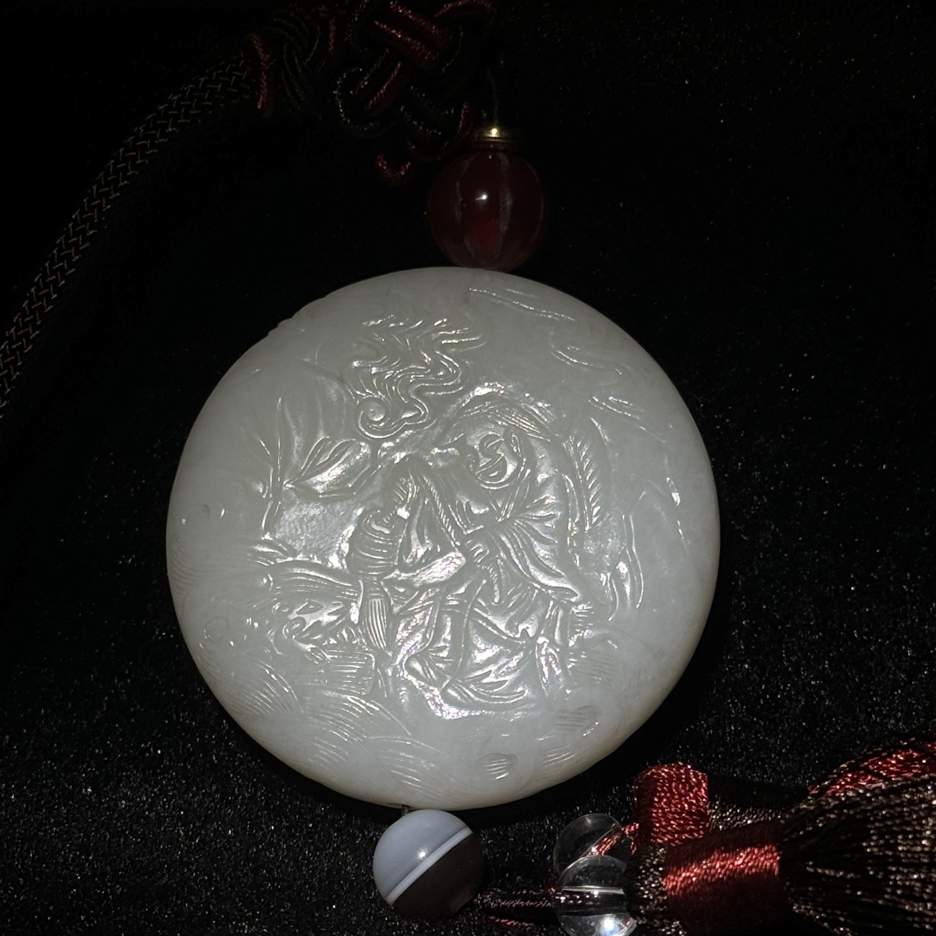 清 和田玉玉佩2504300003