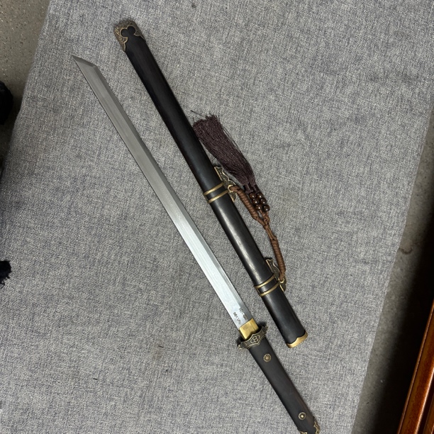 唐横刀龙泉昊天宝剑一体刀剑绣春刀锰钢唐剑刀具防身冷兵器未开刃