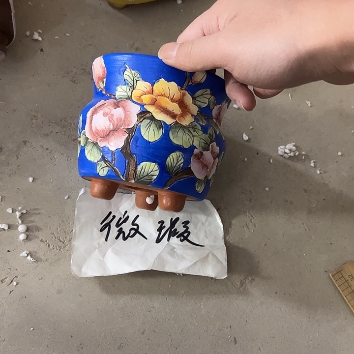 景德镇手绘花盆性价比超高