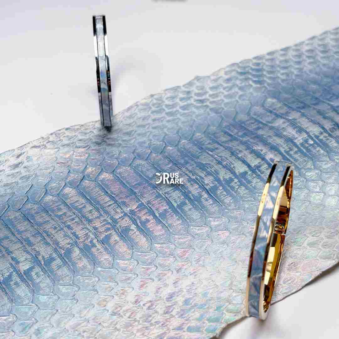 钛钢皮质手镯 russare手工蛇皮手镯小众原创饰品礼物（有新色）商品图