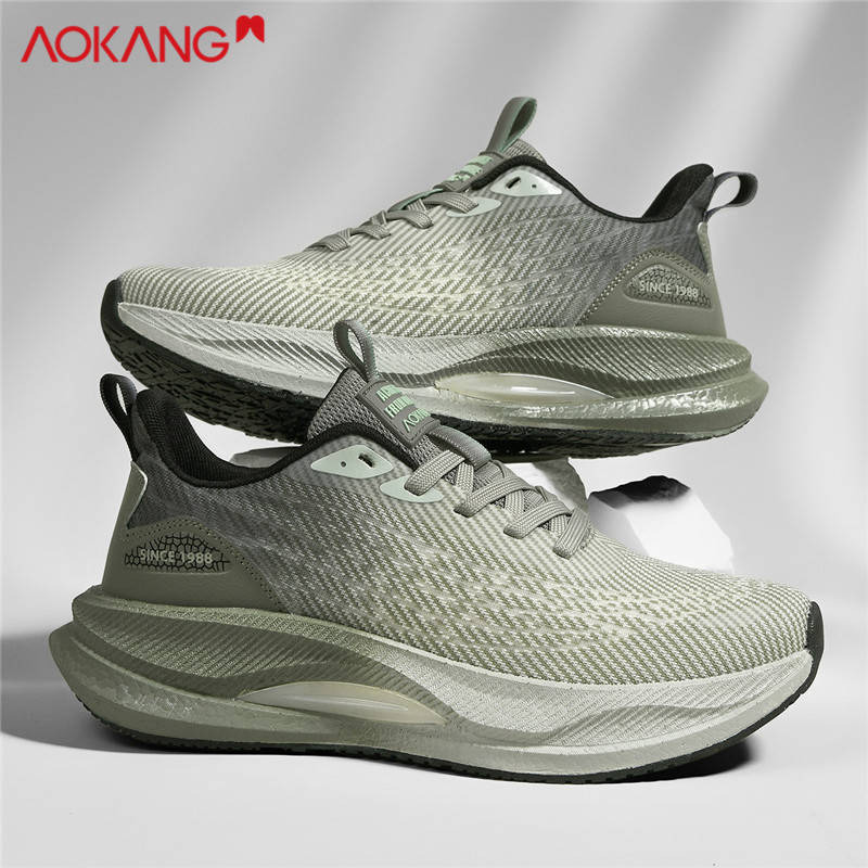 Aokang/奥康官方旗舰官网正品男鞋夏季透气网面鞋薄荷曼波跑步鞋