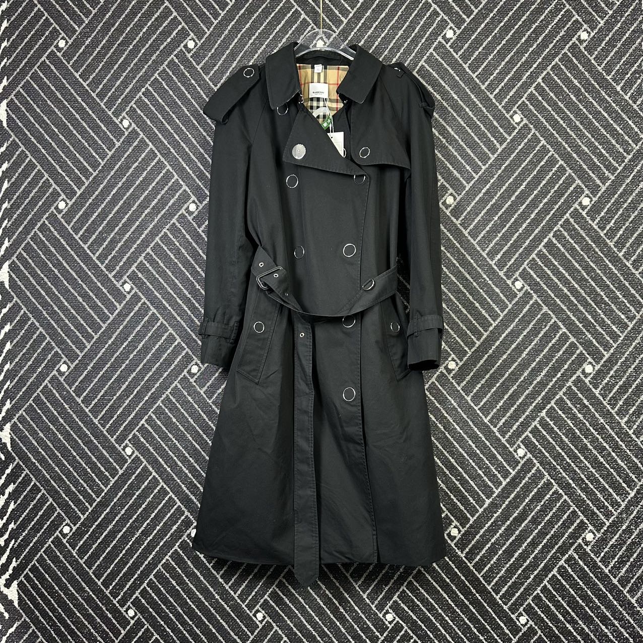 99新 BURBERRY/博柏利 Burberry/巴宝莉摁扣风衣外套38码/18019