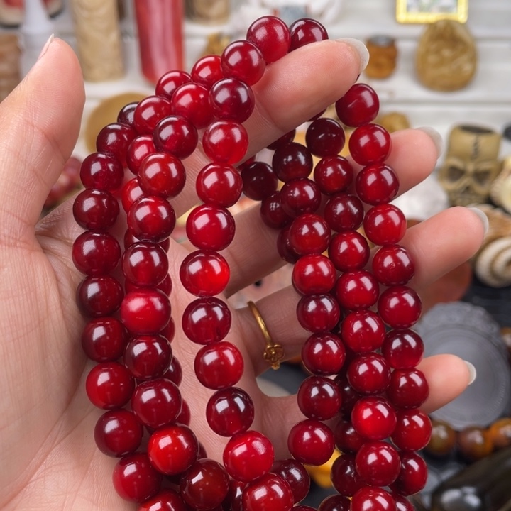 驼骨其他牦牛角圆珠10/108