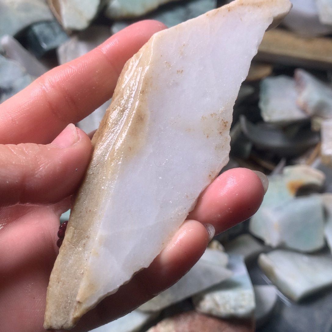 翡翠颈饰未镶嵌缅甸翡翠