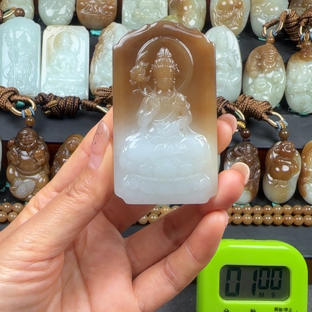 (***)和田玉未镶嵌挂件