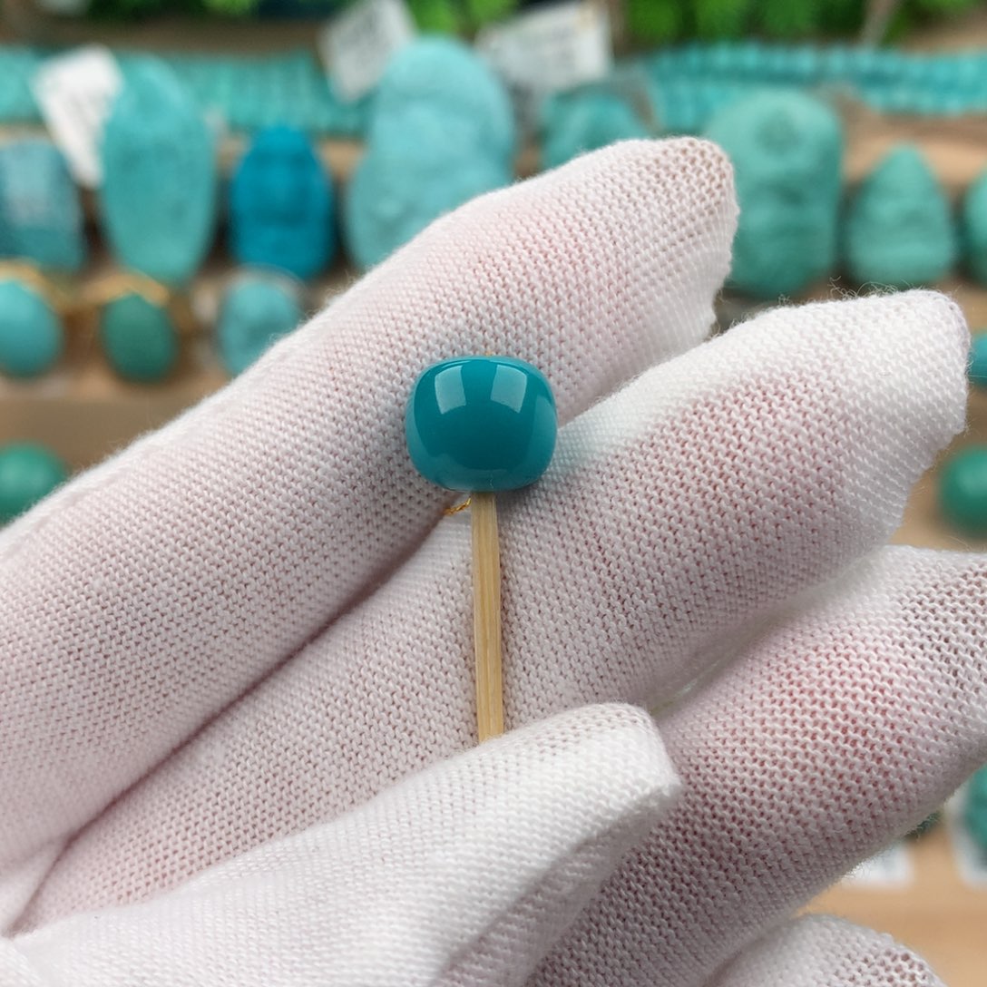 绿松石配饰未镶嵌卡10*9