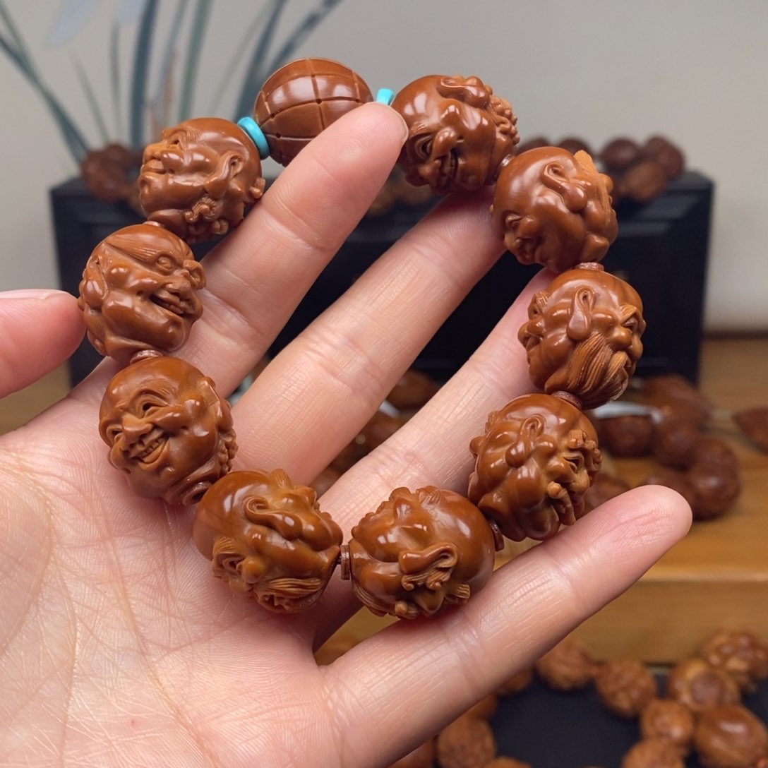 手串橄榄核许忠英老师欢喜罗汉2.0