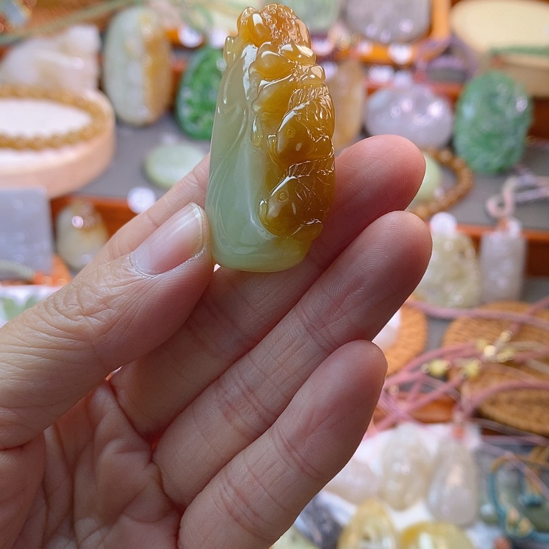 和田玉颈饰未镶嵌F****✨