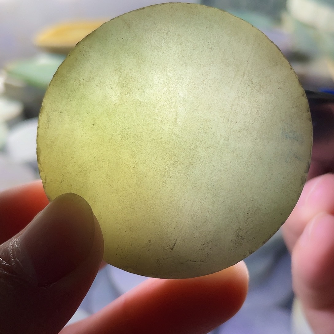 翡翠颈饰未镶嵌毛料36