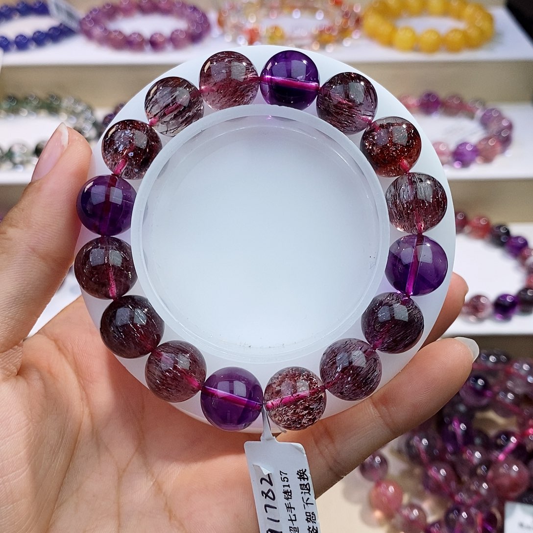 手链未镶嵌水晶黑加仑超七12+