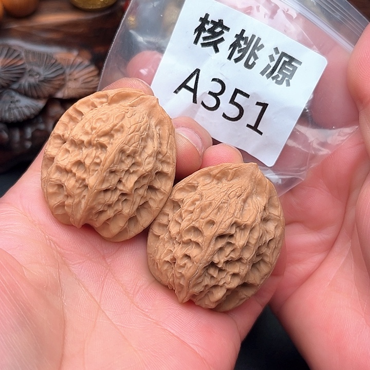 桃核把件核桃佛肚38