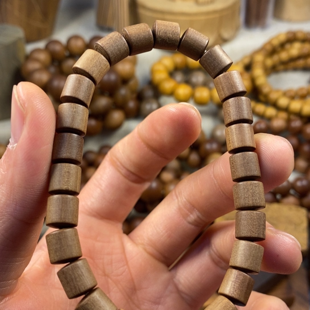 檀香木手串/手链焦糖88直切