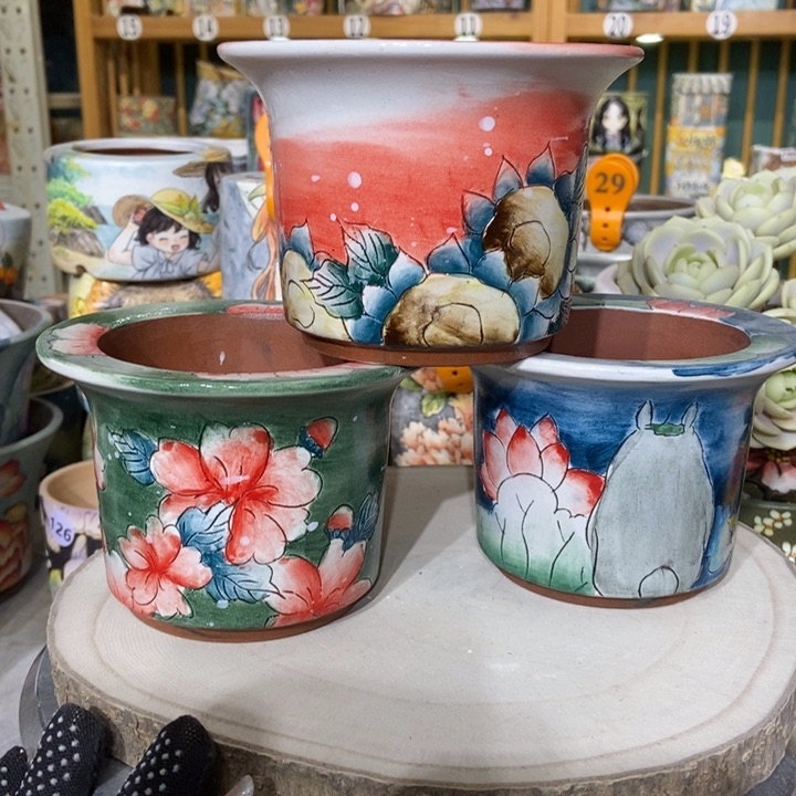 红陶景德镇艺术手绘作品