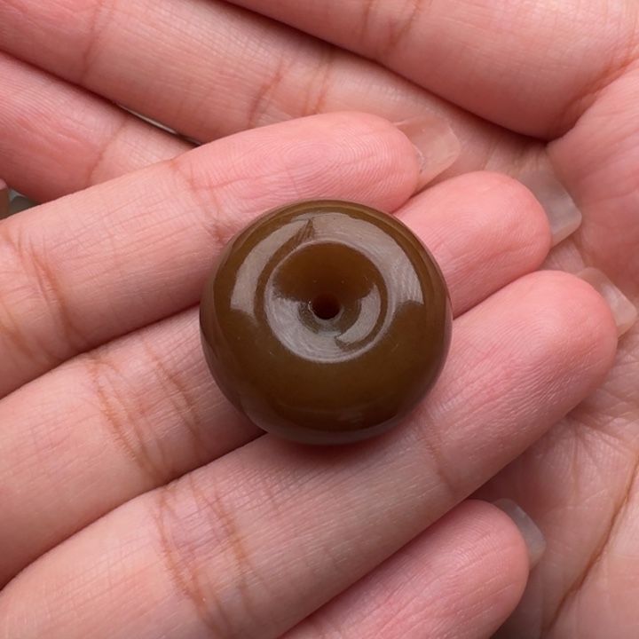 定制和田玉无*平安扣