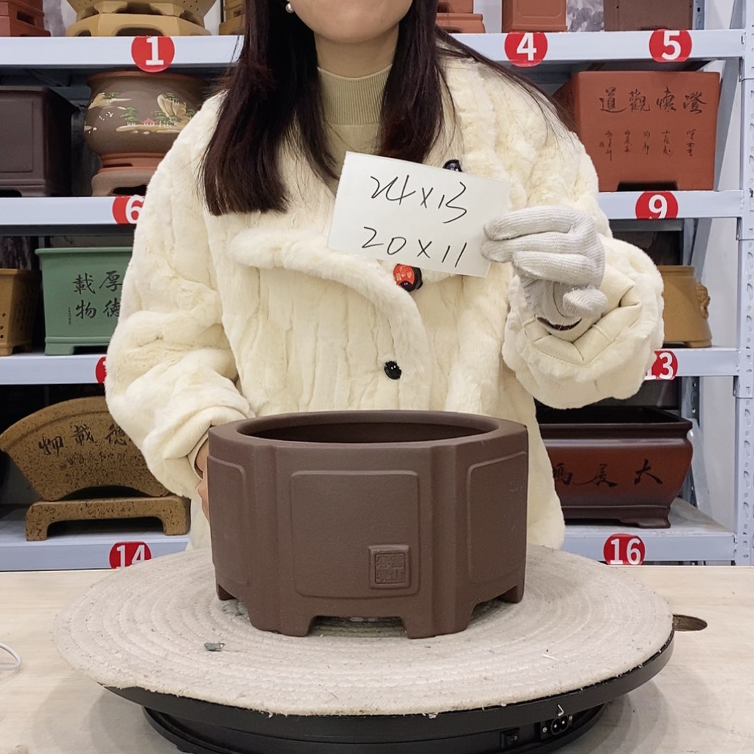 紫砂花盆紫砂花盆