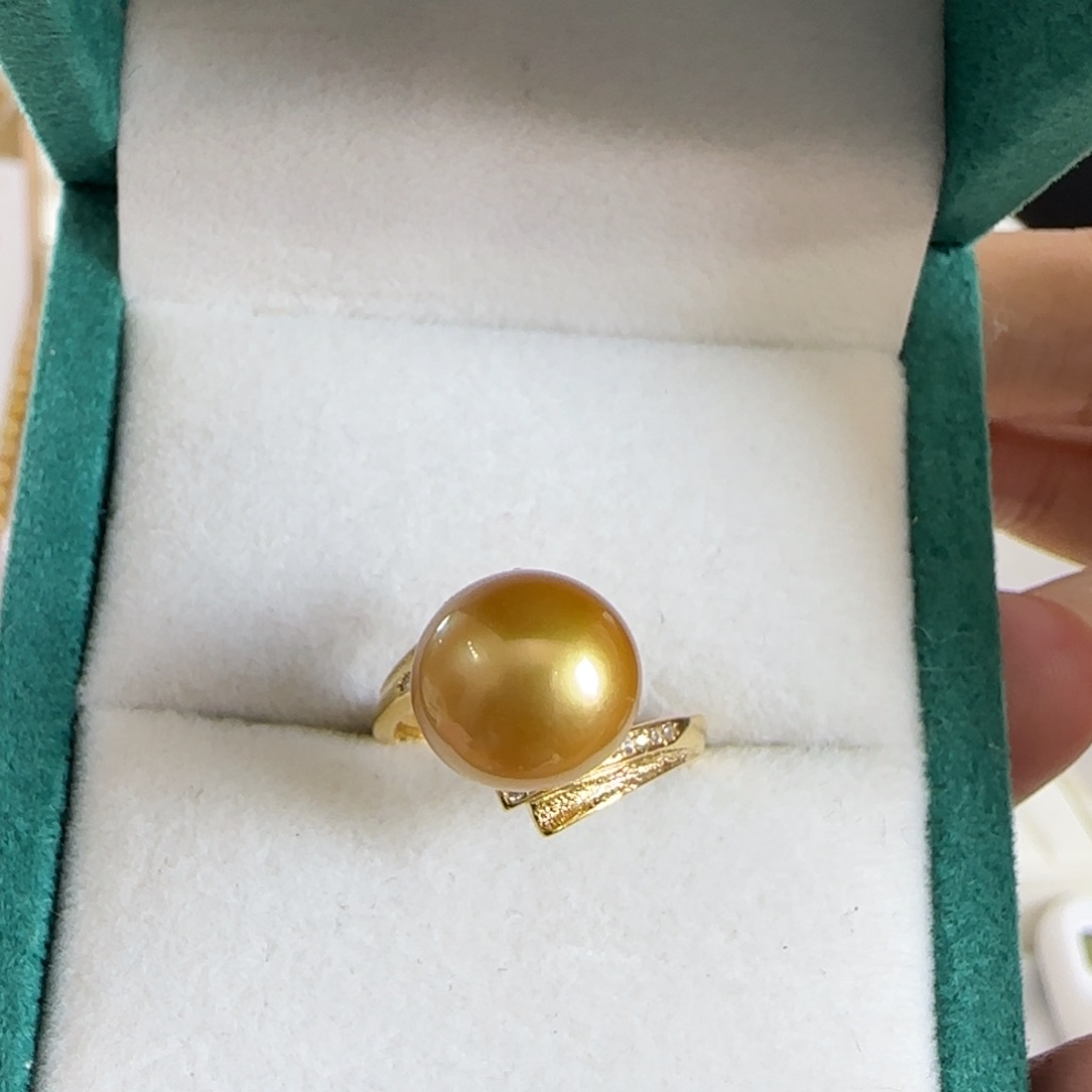 未镶嵌海水珍珠戒指