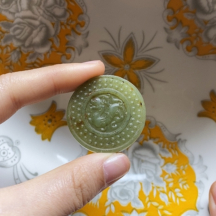 瓷片瓷片瓷片瓷器 摆件一个