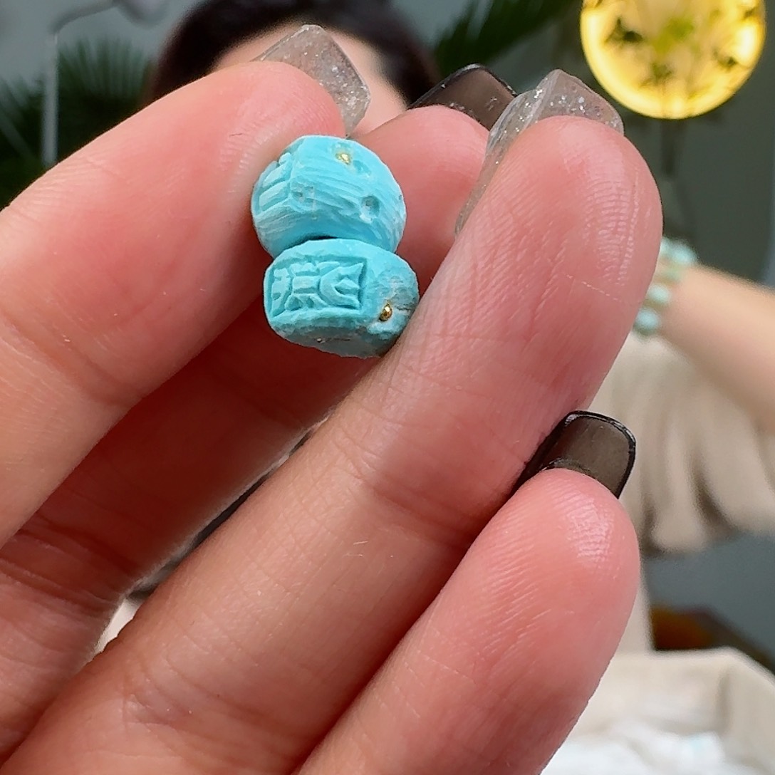 绿松石珠宝奇石未镶嵌