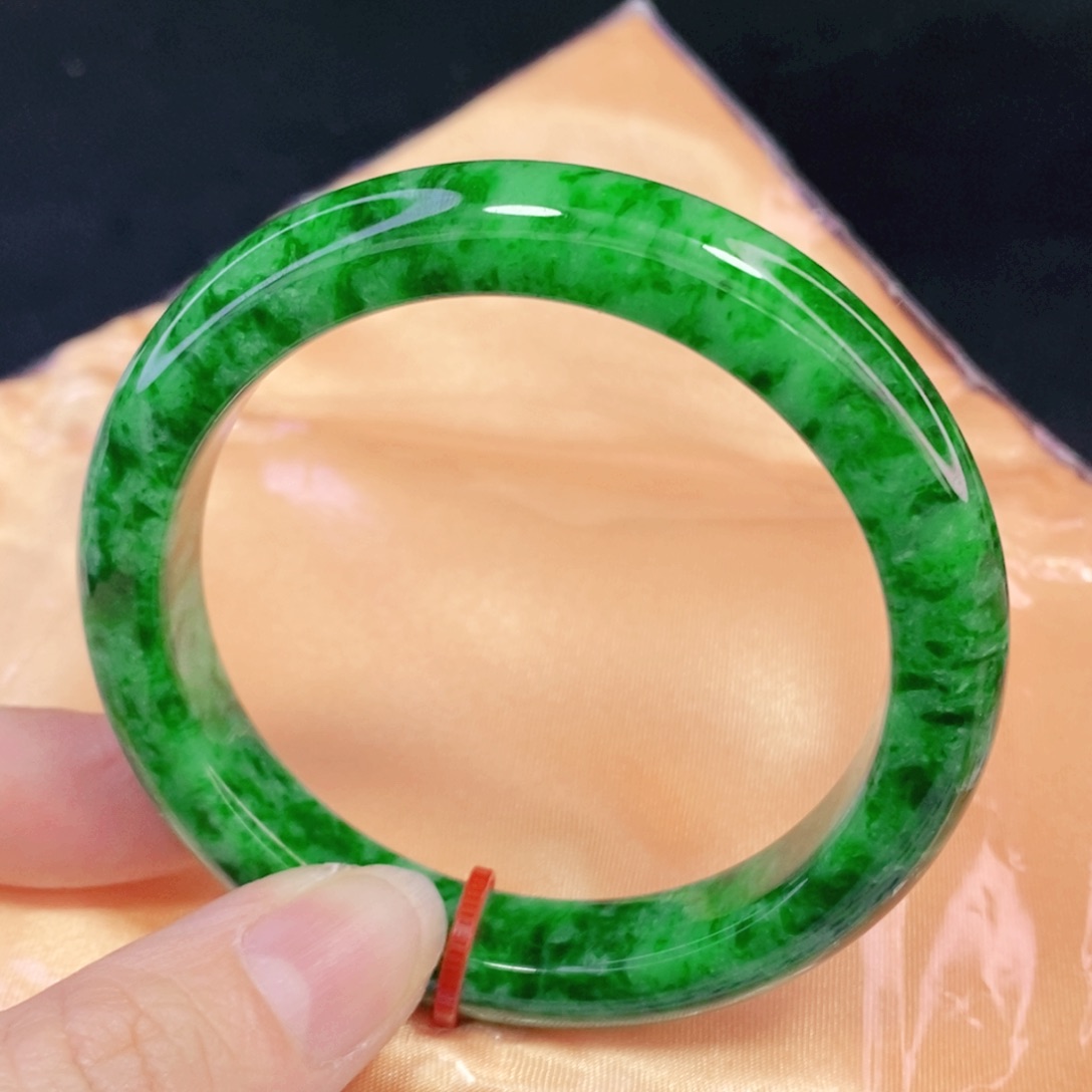 未镶嵌手镯翡翠54.3正圈高货