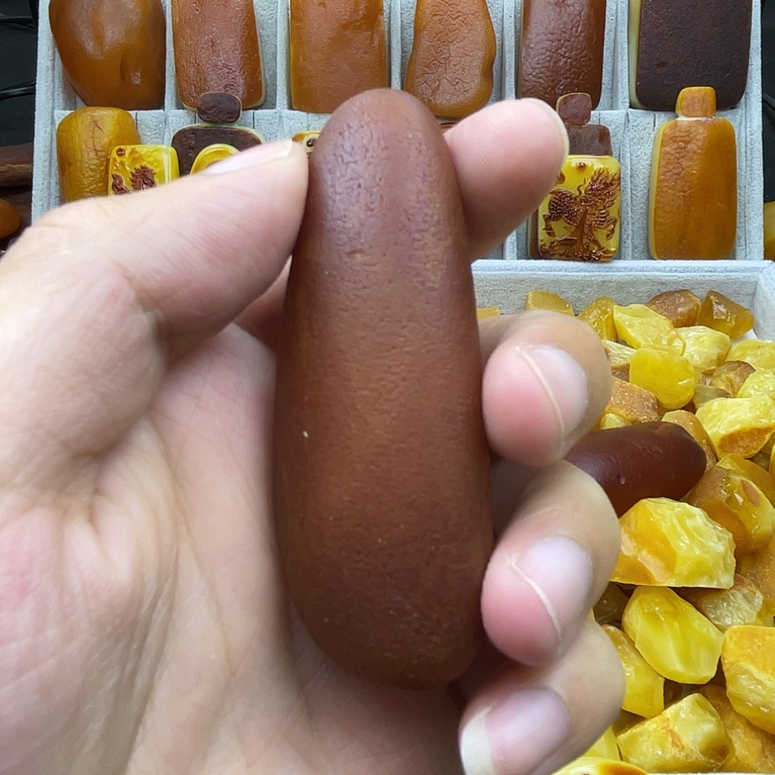 定制蜜蜡未镶嵌手把