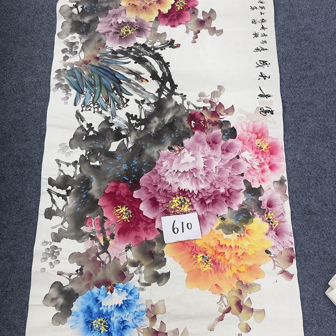 国画国画作品宣纸纯手绘