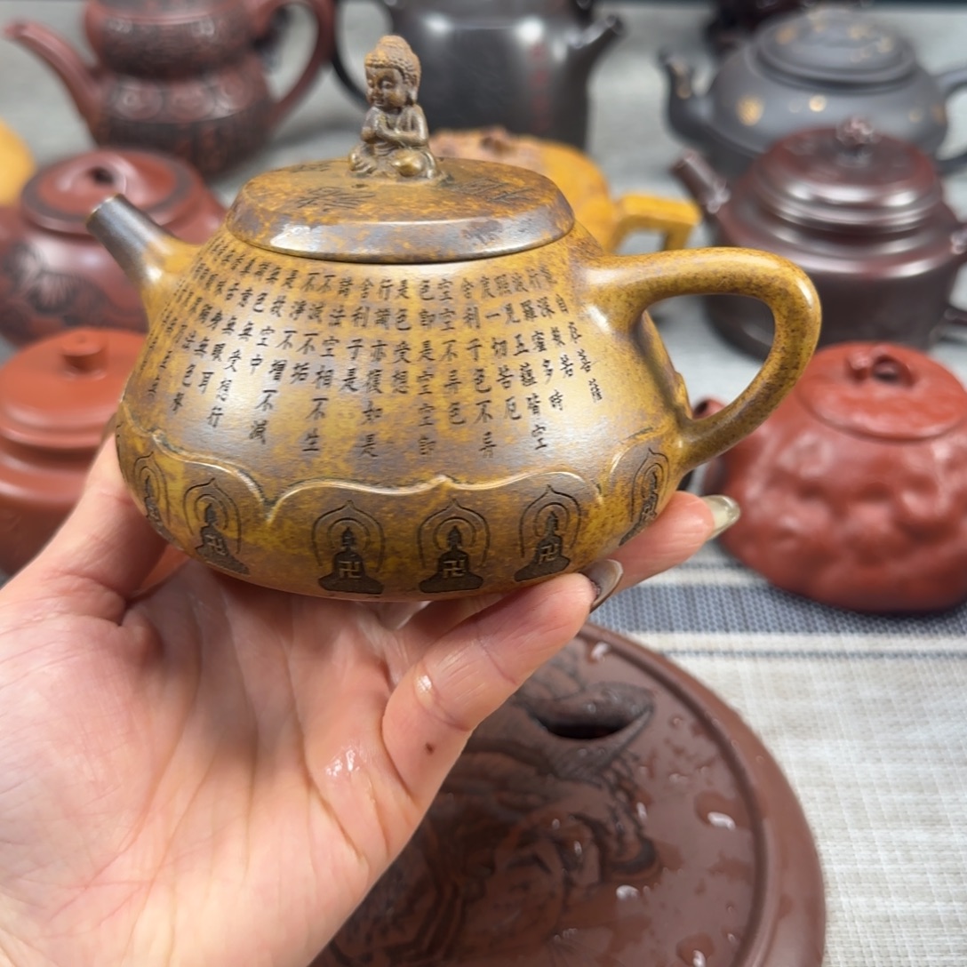 紫砂茶壶紫砂紫色紫砂