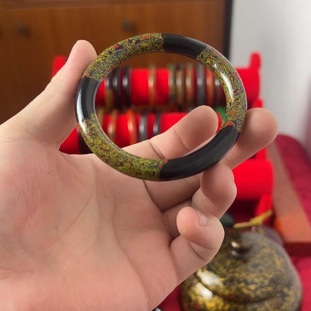 纯铜树脂大漆工艺品手工制作