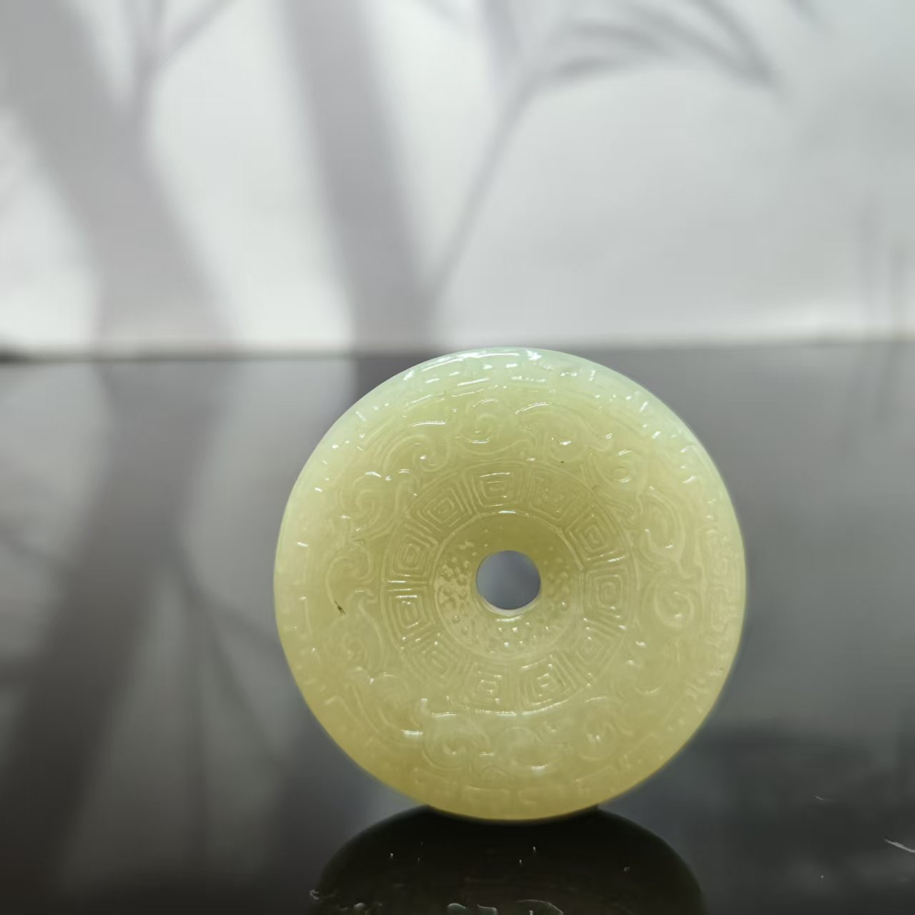 Z和田玉平安扣吊坠1594