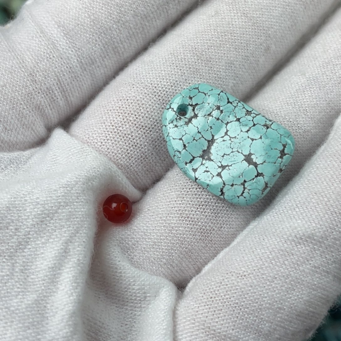 一***羊南红玛瑙未镶嵌配饰