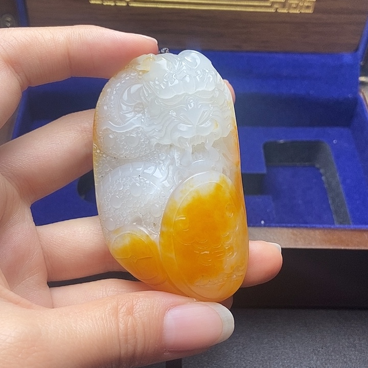 和田玉未镶嵌挂件梦*家N