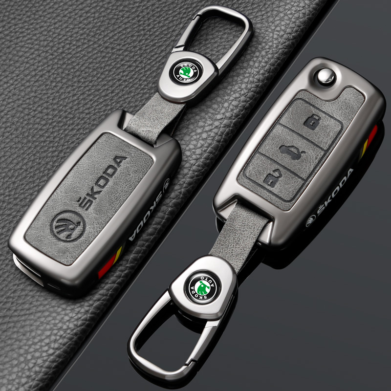 斯柯达明锐速派昕锐昕动昊锐晶锐柯米克野帝汽车钥匙套保护套包壳