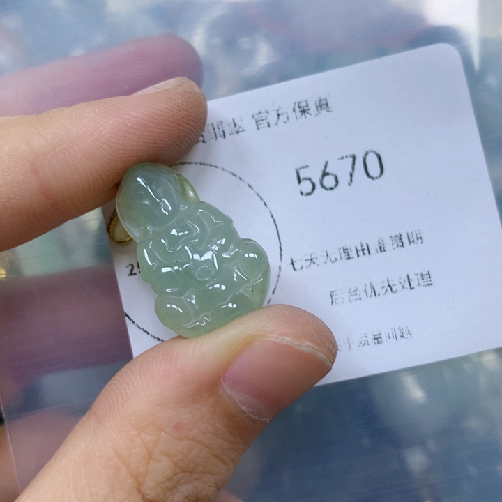 翡翠未镶嵌颈饰翡翠
